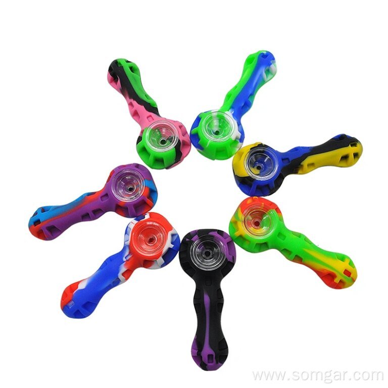 XY104SJ06-G Silicone Hookah pipes smoking weed Tobacco