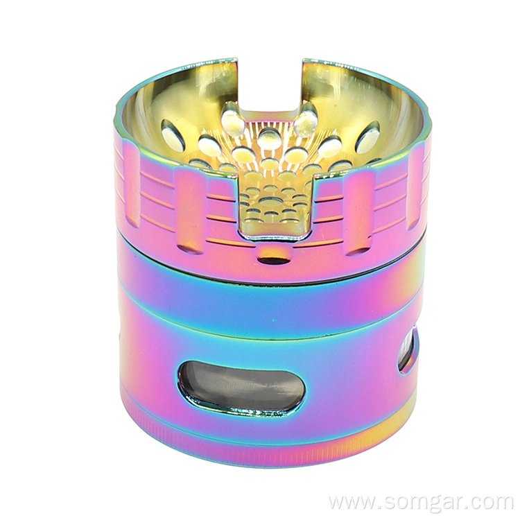 Zinc alloy 63mm hand metal herb smoke tobacco