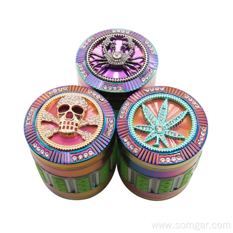 Custom logo Hand metal herb smoke tobacco Grinder