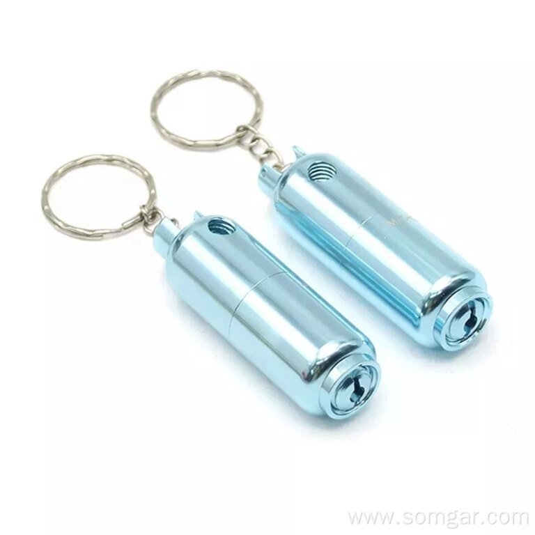 XY462065 Mini Smoking Pipe Pill Pipe Key Chain Tobacco Pipes